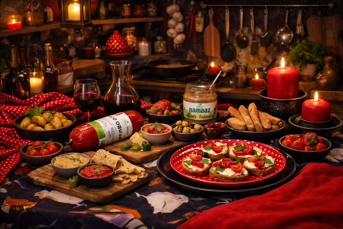 Intimna kuhinja s boho detaljima