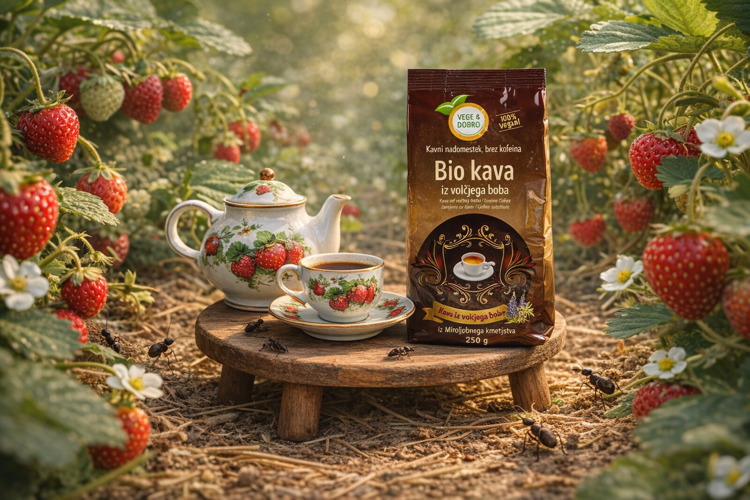 kava od vučjeg boba polje sjagodama vege&dobro kavovina proizvodi