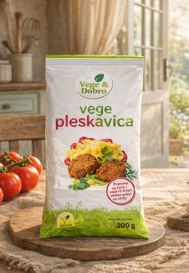 vege pljeskavica vege&Dobro proizvodi