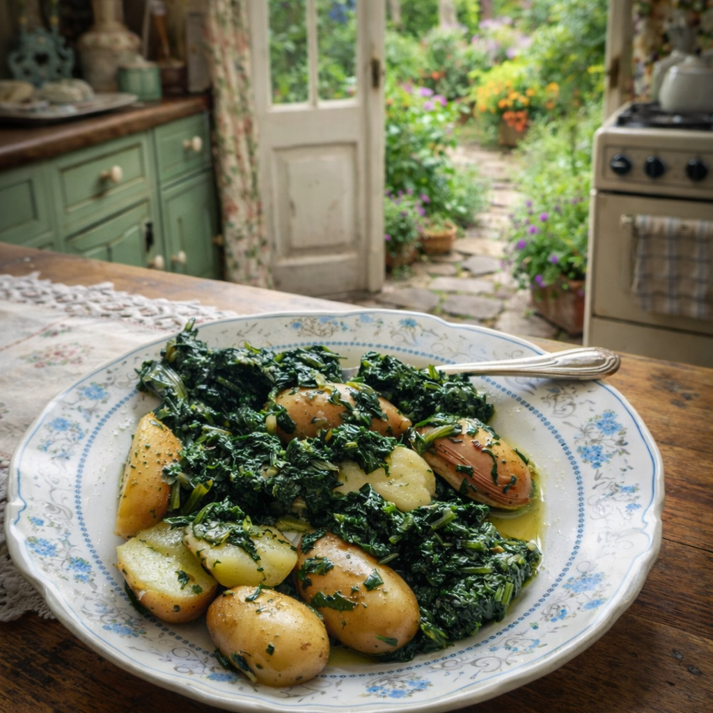 krumpir i blitva u kuhinji. recepti, proizvodi