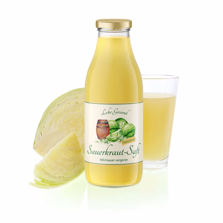 sok od kiselog kupusa bez pozadine